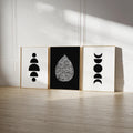 Black and White Islamic Wall Art - Set of 3