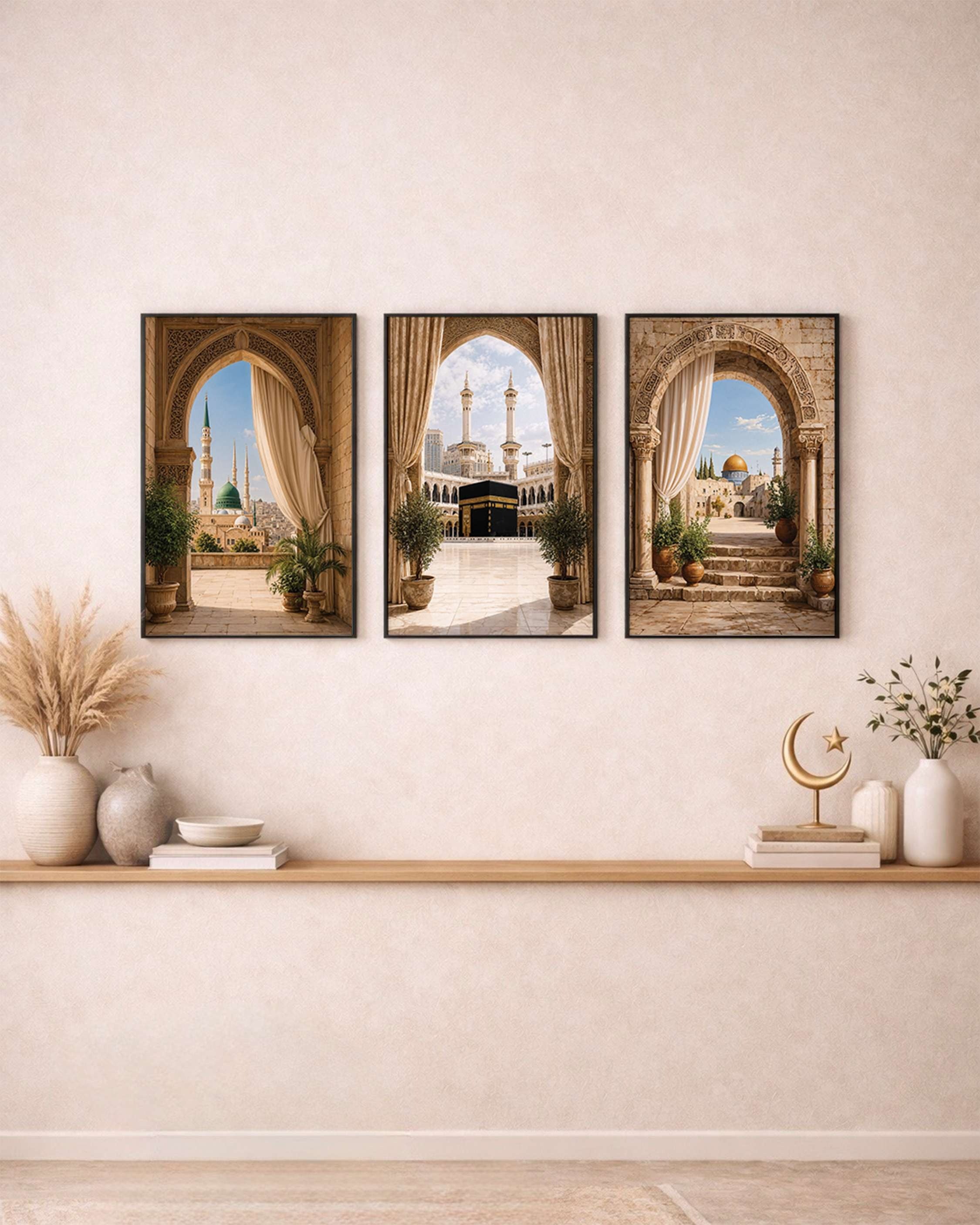 Holy Places Islamic - Set of 3