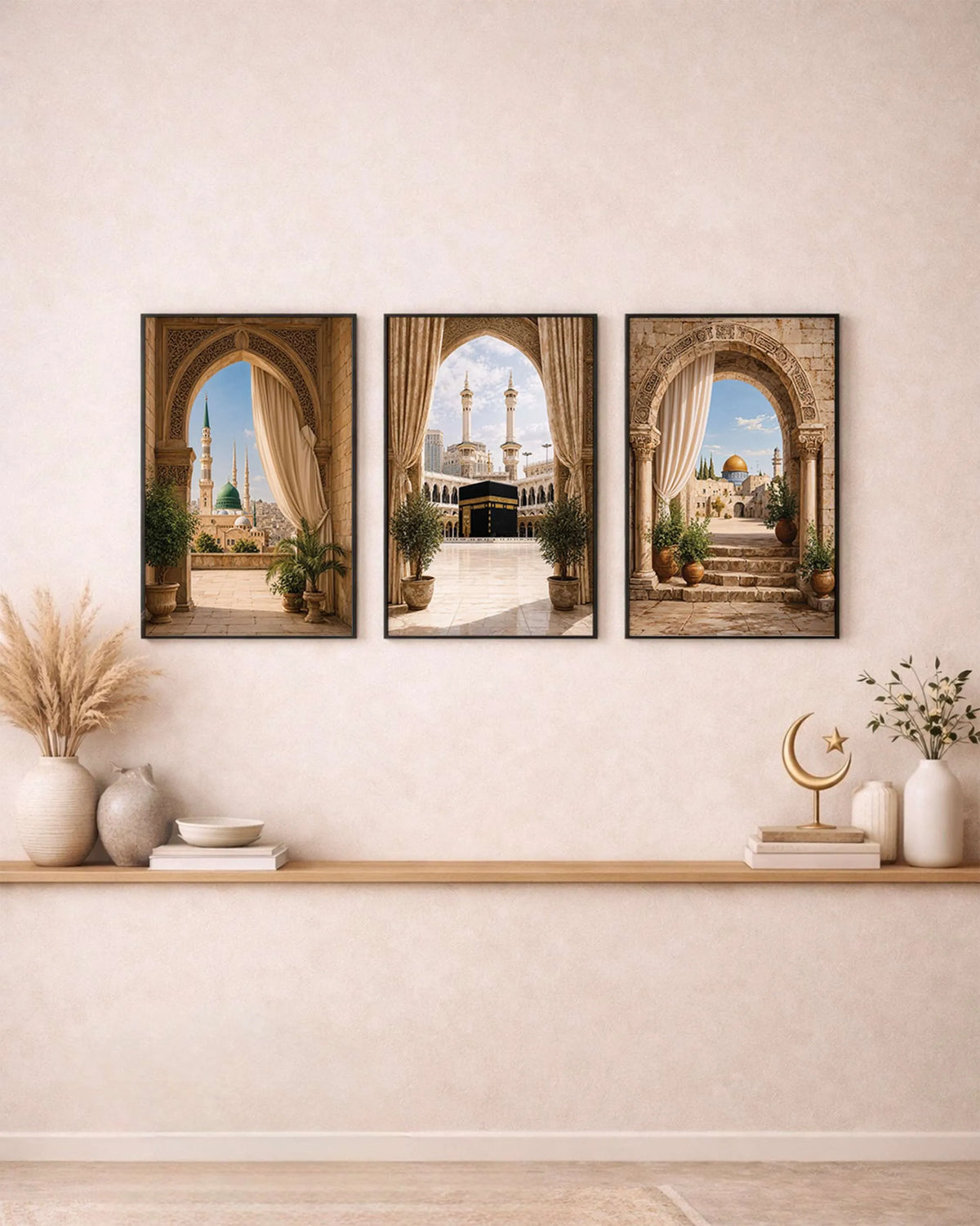 Islamic Mosque Wall - Set of 3
