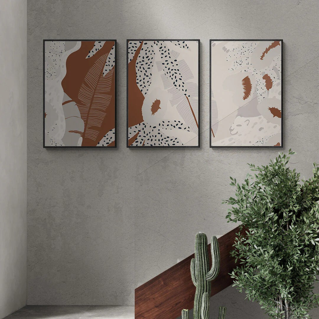 Boho Leaves and Jungle - Set of 3