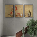 Japanese Crane Art - Set of 3