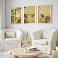 Japanese Cranes - Set of 3