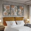 Boho Leaves Art - Set of 3