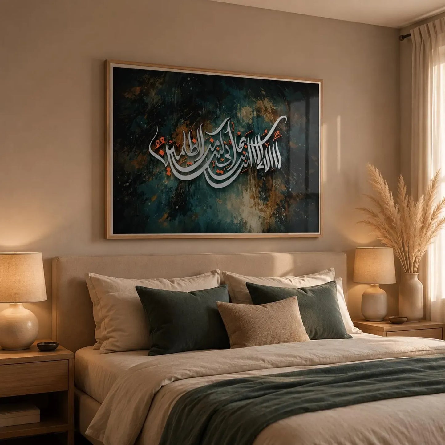 Ayat e Karima Arabic Calligraphy  - Islamic Frame