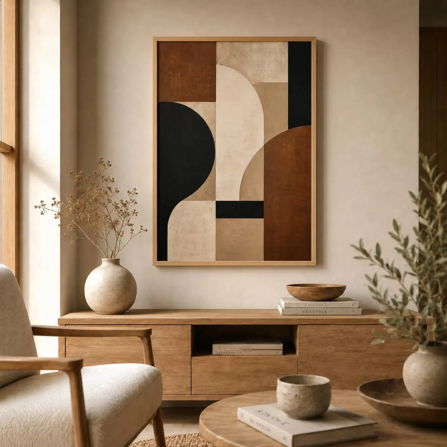 Wabi Sabi Abstract - Canvas Frame
