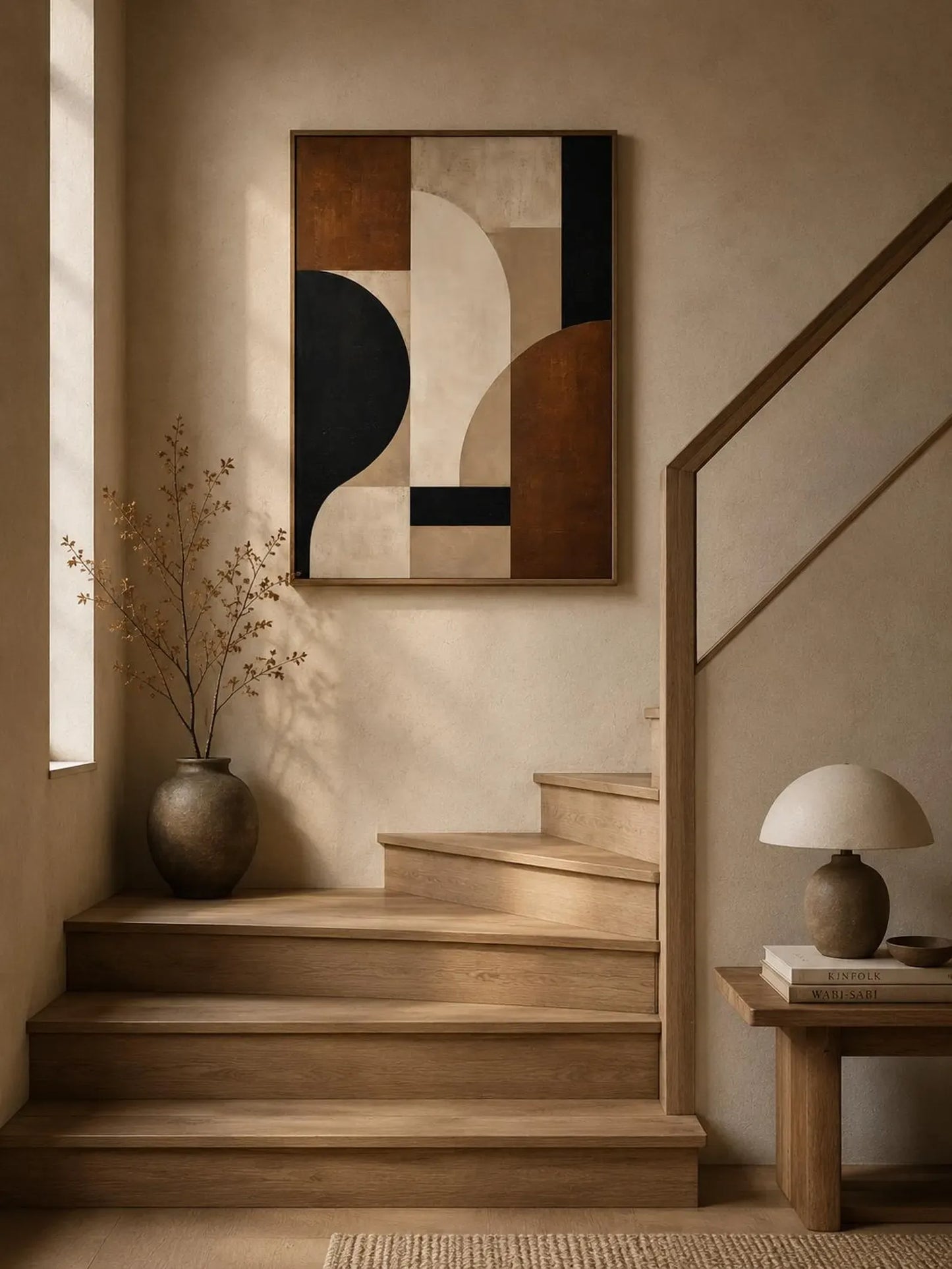 Wabi Sabi Abstract - Canvas Frame