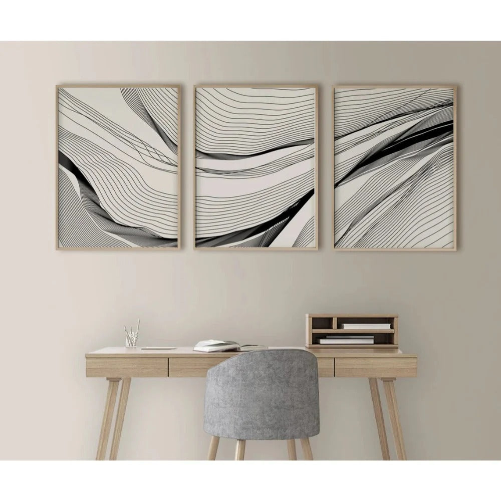 Modern Neutral Art - Set of 3