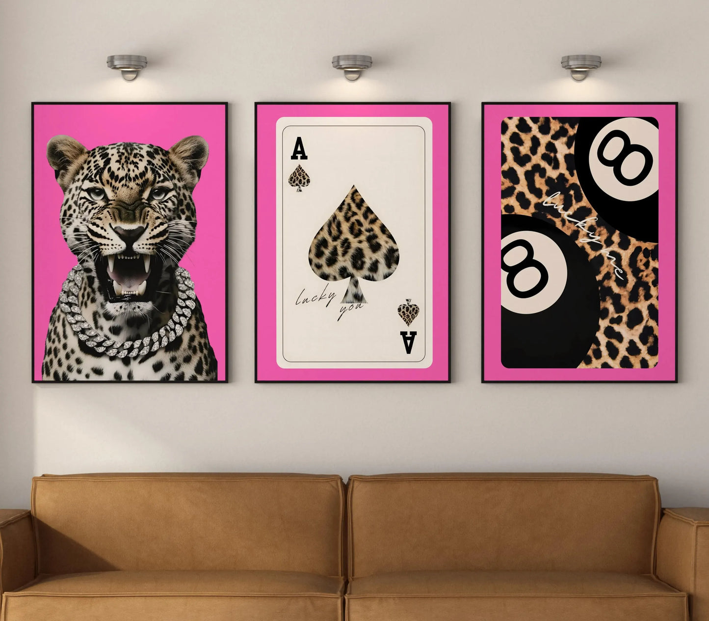 8 Ball & Playing Cards - Set of 3
