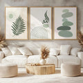 Boho Sage Green Wall Art - Set of 3