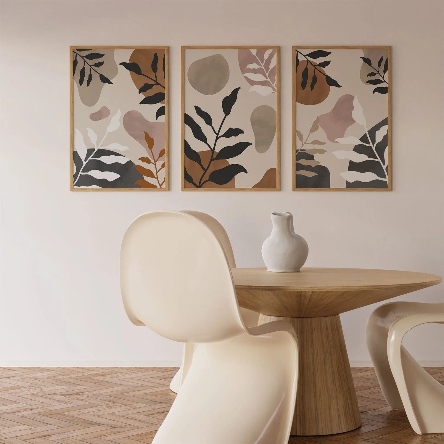 Abstract Tropical Boho Leaves - Set of 3