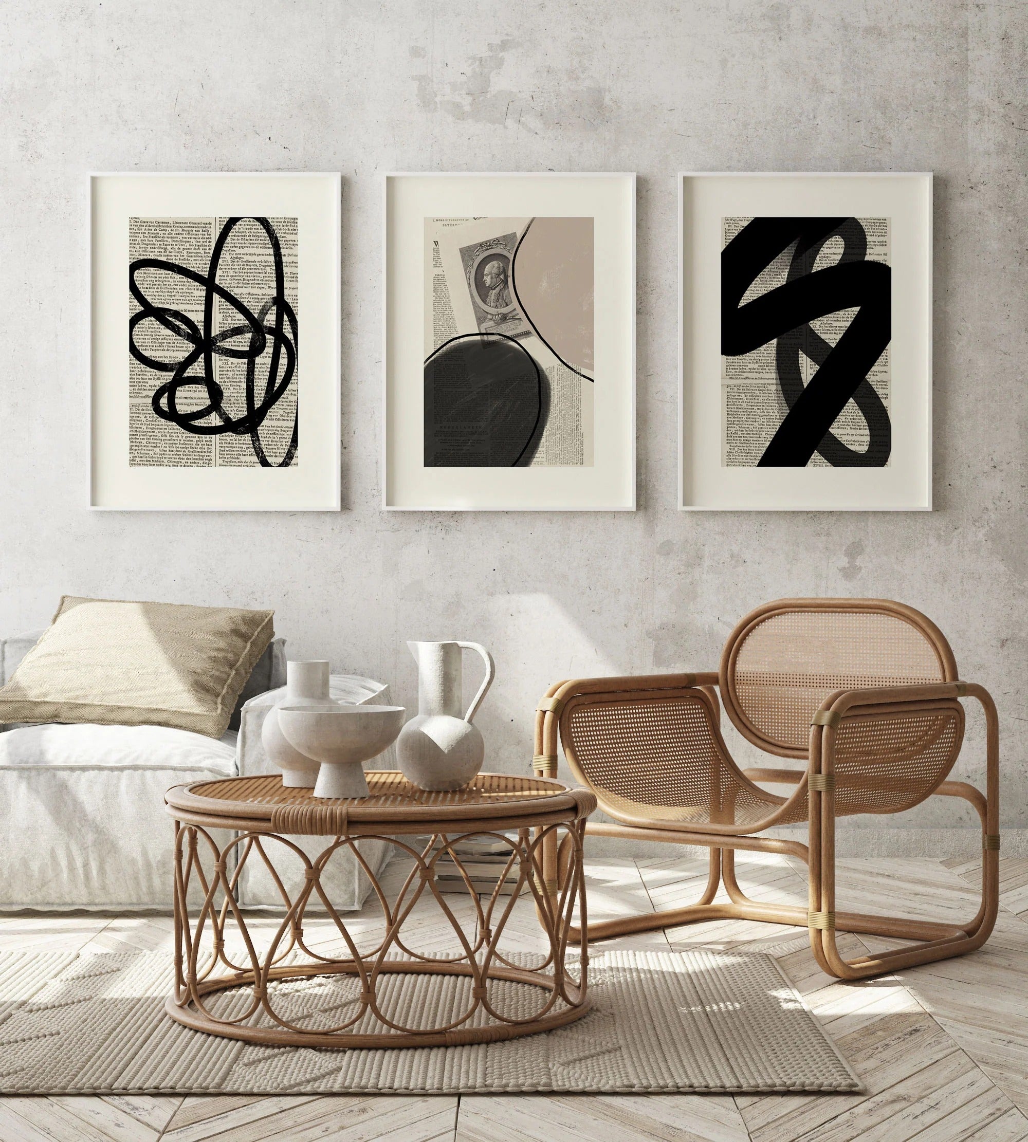 Abstract Art III - Set of 3