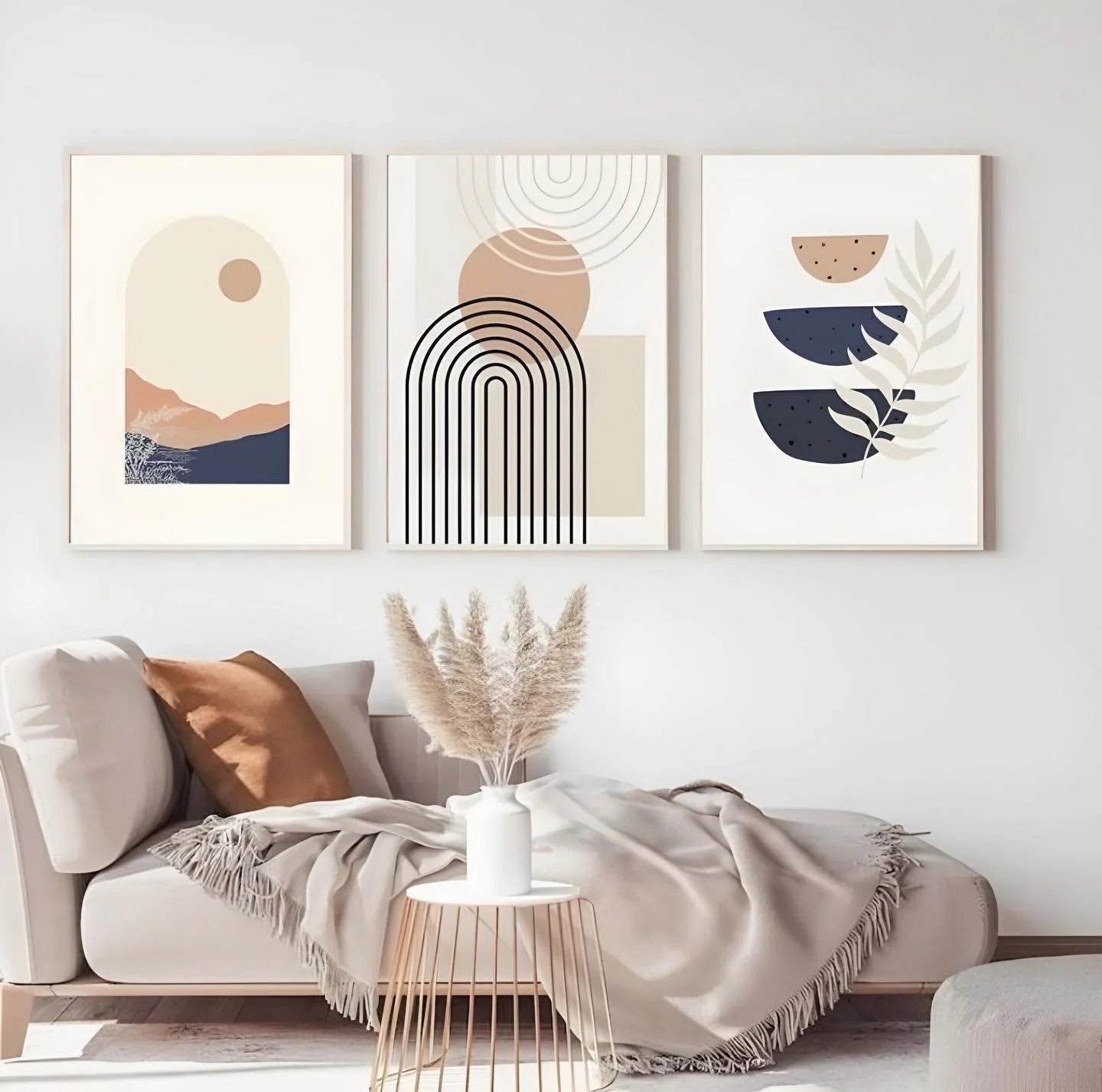 Abstract Design Wall Art - Set of 3