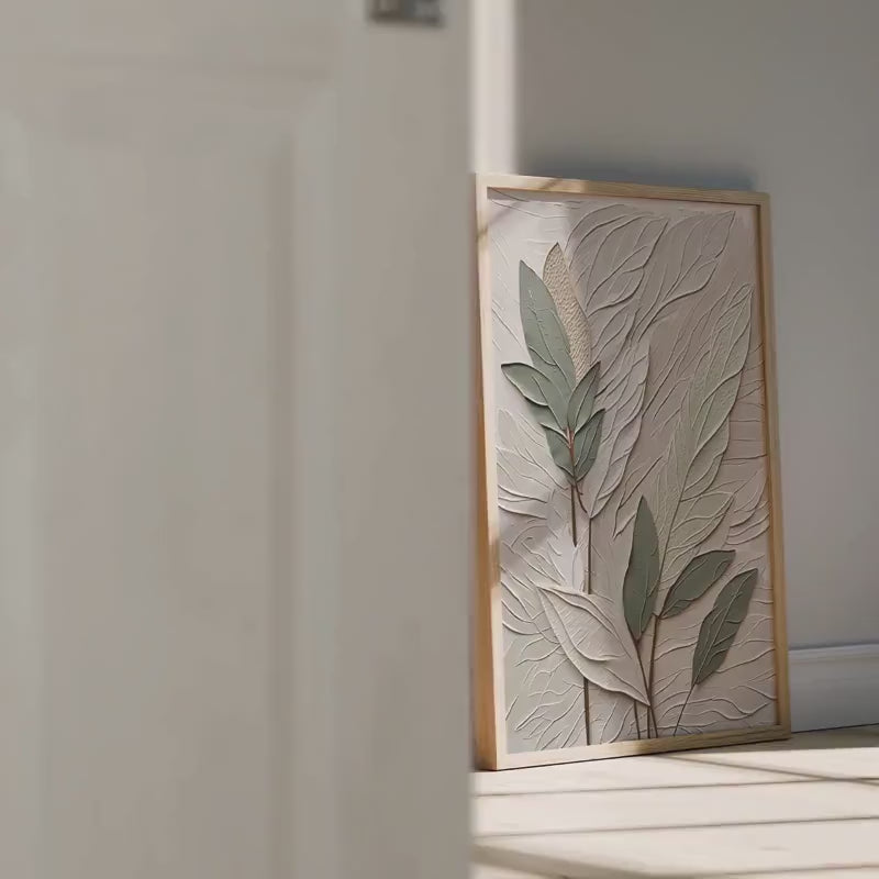 Prints, Textured Effect Framed Set of 3