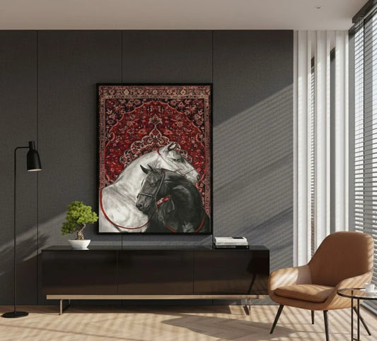 Heritage Harmony Horses Wall Frame